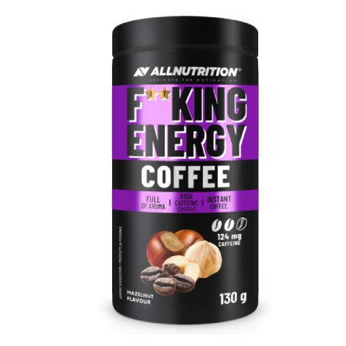 Zdjęcie produktu - ALLNUTRITION FitKing Energy - kawa rozpuszczalna orzechowa, 130g KR&Oacute;TKA DATA 31.08.2026