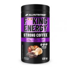 Zdjęcie produktu - ALLNUTRITION FitKing Energy Strong Orzech Laskowy - aromatyzowana kawa rozpuszczalna wzbogacona kofeiną, 130g