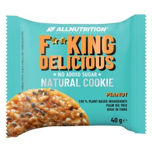 Zdjęcie produktu - Allnutrition Fitking Delicious Natural Cookie Peanut Ciastko orzechowe, 40 g