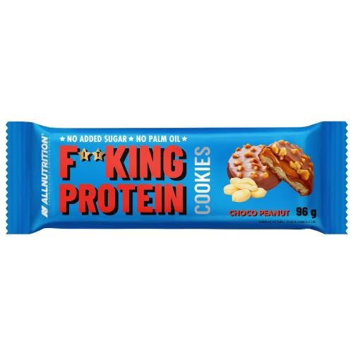 Zdjęcie produktu - Allnutrition Fitking Protein Cookies Ciastka proteinowe o smaku orzechowo-czekoladowym, 96 g