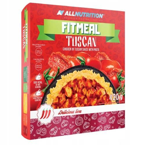 Zdjęcie produktu - ALLNUTRITION FITMEAL TUSCAN Makaron z kurczakiem w sosie toskańskim, 420g