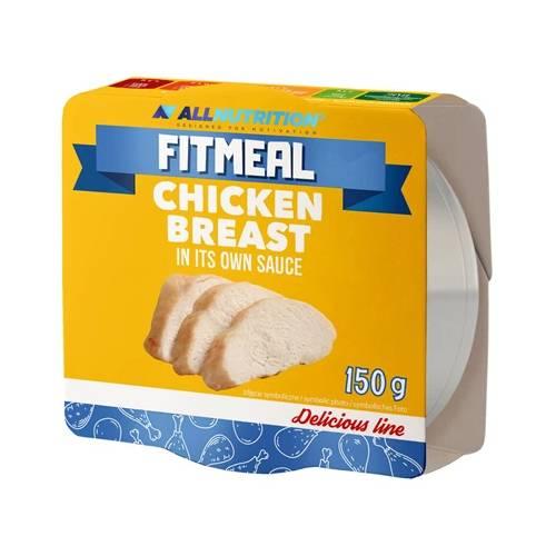 Zdjęcie produktu - Allnutrition Fitmeal Chicken Breast Filet z piersi kurczaka w delikatnym sosie własnym, 150 g