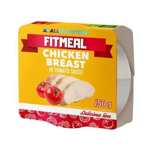 Zdjęcie produktu - Allnutrition Fitmeal Chicken Breast Filet z piersi kurczaka w sosie pomidorowym, 150 g