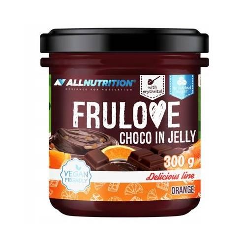 Zdjęcie produktu - ALLNUTRITION Frulove Choco in Jelly Orange - Pomarańcze w czekoladowej frużelinie, 300g
