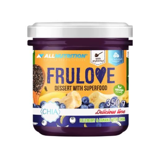 Zdjęcie produktu - ALLNUTRITION Frulove Dessert with Superfood jagoda, banan, nasiona chia, 350g