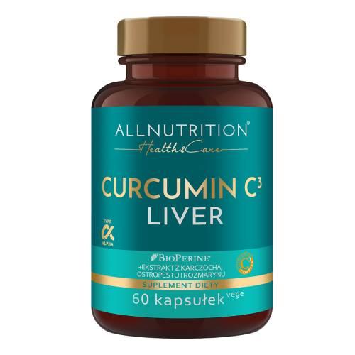 Zdjęcie produktu - ALLNUTRITION Health & Care Curcumin C3 Liver, 60 kapsułek