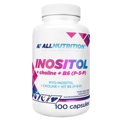 Zdjęcie produktu - Allnutrition Inositol + Choline + B6 (P-5-P), 100 kaps.