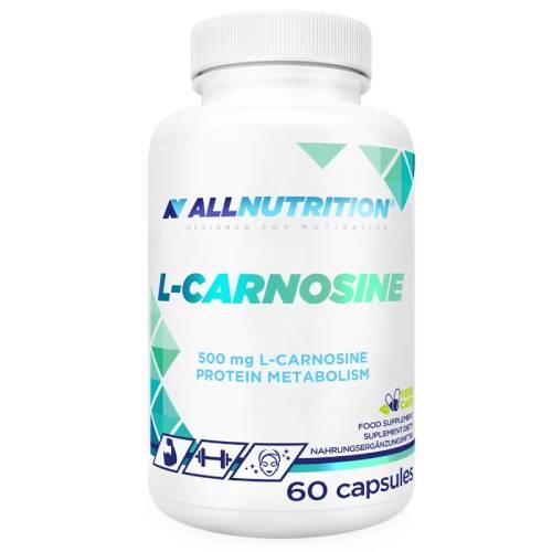 Zdjęcie produktu - ALLNUTRITION L-Carnosine, 60 kaps. KR&Oacute;TKA DATA 31.07.2026