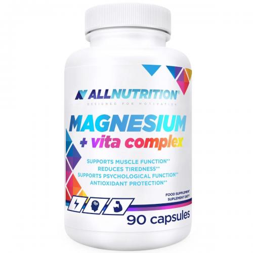 Zdjęcie produktu - Allnutrition Magnesium + Vita Complex, 90 kaps.