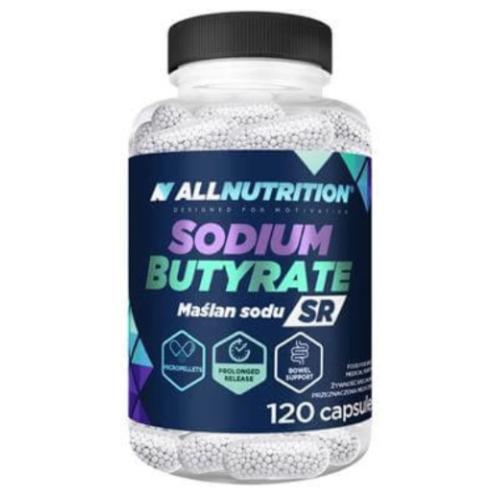 Zdjęcie produktu - ALLNUTRITION Maślan Sodu SR, 120 kapsułek
