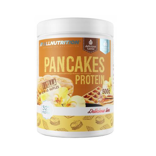 Zdjęcie produktu - ALLNUTRITION Pancakes Protein Mieszanka do naleśnik&oacute;w i gofr&oacute;w o smaku wanilii, 500g