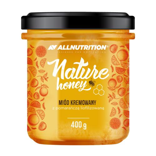 Zdjęcie produktu - Allnutrition Nature Honey Mi&oacute;d kremowany z pomarańczą, 400 g