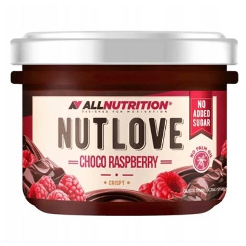 Zdjęcie produktu - Allnutrition Nutlove Choco Raspberry Krem czekoladowo-malinowy z kawałkami malin, 200 g