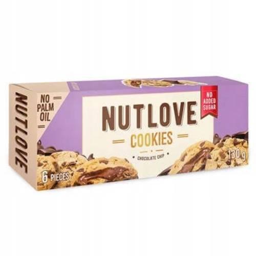 Zdjęcie produktu - ALLNUTRITION Nutlove Chocolate Ciastka z kawałkami czekolady, 130g