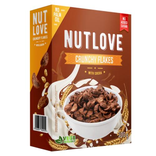 Zdjęcie produktu - ALLNUTRITION Nutlove Crunchy Flakes czekoladowe, 300g