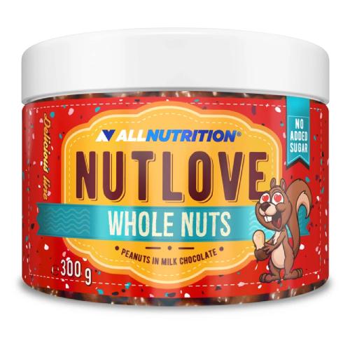 Zdjęcie produktu - ALLNUTRITION NutLove WholeNuts Arachidy w mlecznej czekoladzie, 300g