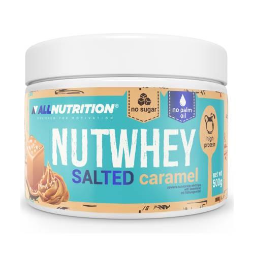 Zdjęcie produktu - Allnutrition Nutwhey Krem o smaku karmelu z dodatkiem soli himalajskiej, 500 g