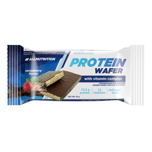 Zdjęcie produktu - ALLNUTRITION Protein Wafer truskawka, 35g