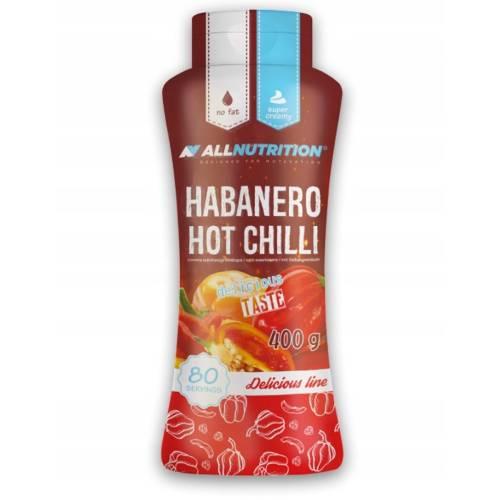 Zdjęcie produktu - ALLNUTRITION Sauce Habanero Hot Chilli Ostry sos do dań, 400g 