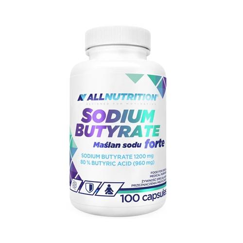 Zdjęcie produktu - Allnutrition Sodium Butyrate Maślan sodu Forte 1200 mg, 100 kaps.