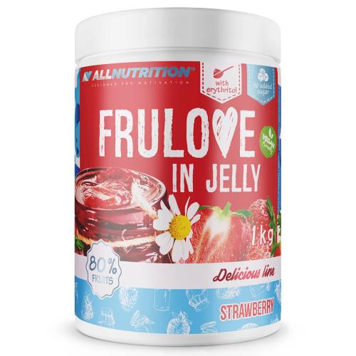 Zdjęcie produktu - ALLNUTRITION Frulove in Jelly Frużelina truskawka, 1000g KR&Oacute;TKA DATA 31.08.2026