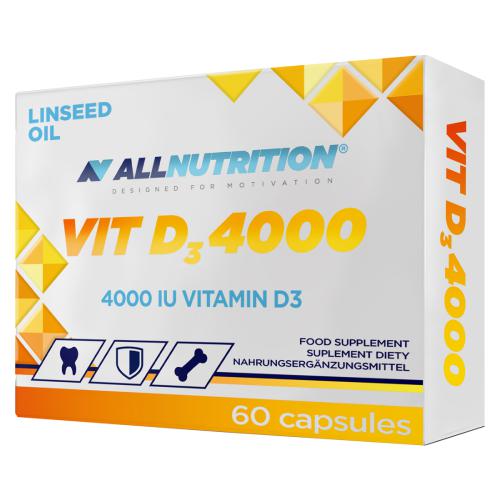 Zdjęcie produktu -   ALLNUTRITION VIT D3 4000, 60 kapsułek