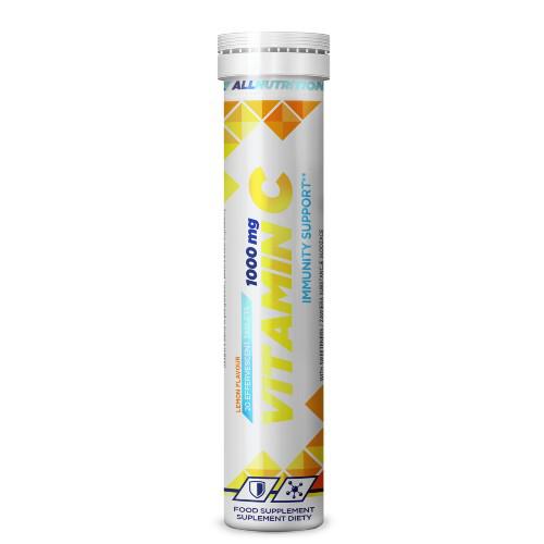 Zdjęcie produktu - ALLNUTRITION Vitamin C Lemon, 20 tabletek musujących