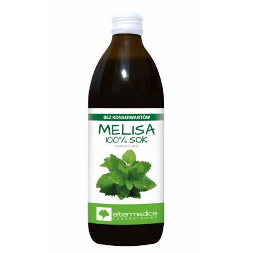 Zdjęcie produktu - Alter Medica Sok Melisa, 500 ml KR&Oacute;TKA DATA 31.07.2026