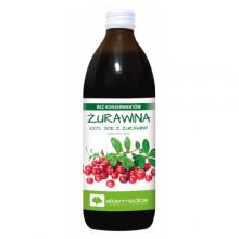 Zdjęcie produktu - Alter Medica Sok Żurawina, 500 ml USZKODZONA ETYKIETA.