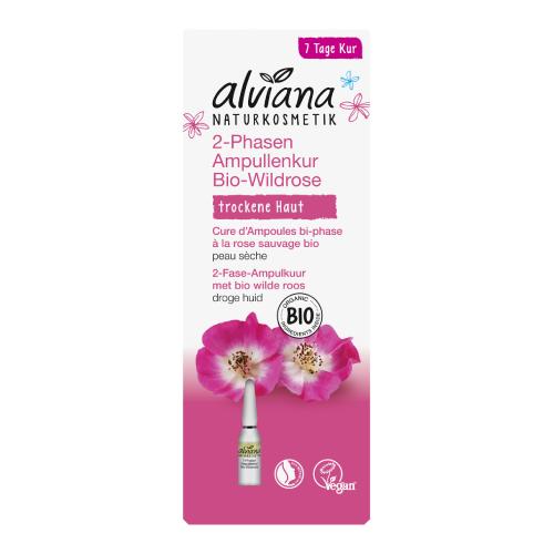 Alviana Happy Rose Dwufazowa kuracja odżywcza w ampułkach z dziką r&oacute;żą, 7x1ml