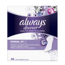 Always Discreet Normal Wkładki na nietrzymanie moczu, 44 sztuk