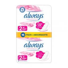 Zdjęcie produktu - Always Sensitive duopack podpaski ultra miękkie, 16 szt.
