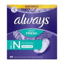 Zdjęcie produktu - ALWAYS Wkładki higieniczne Daily Fresh Normal, 60 sztuk