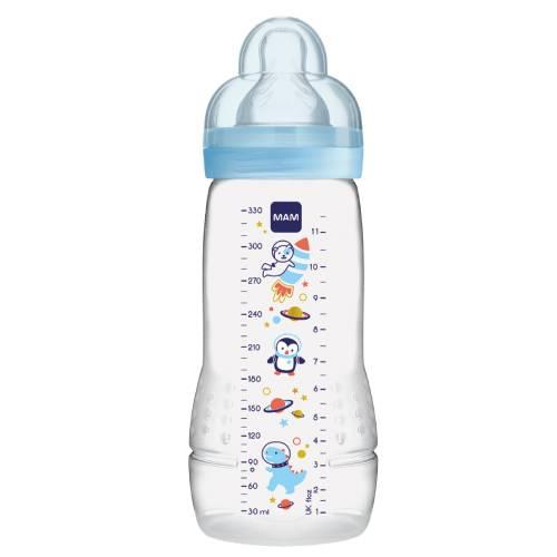 MAM 4m+ PC Butelka EASY ACTIVE Niebieska, 330ml