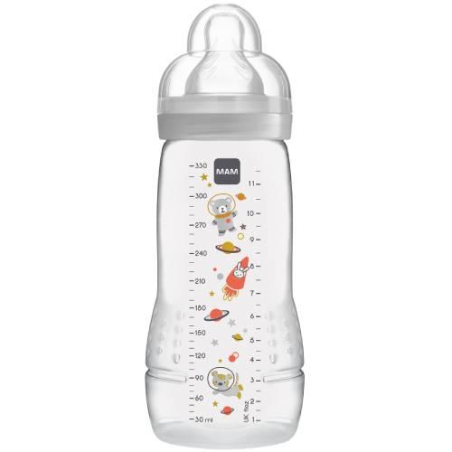 Miniaturka artykułu - MAM Butelka  4m+ EASY ACTIVE Szara, 330m