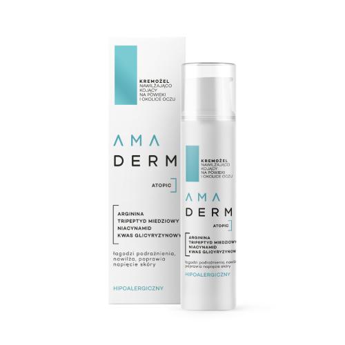 Zdjęcie produktu - AMADERM Atopic Kremożel nawilżająco-kojący na powieki i okolice oczu, 15ml