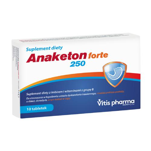 Zdjęcie produktu - Anaketon Forte 250, 10 tabletek
