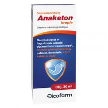 Zdjęcie produktu - Anaketon krople na zaburzenia trawienia, 30 ml