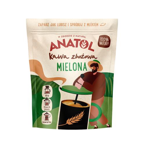 Zdjęcie produktu - ANATOL Kawa zbożowa drobno mielona, 180 g