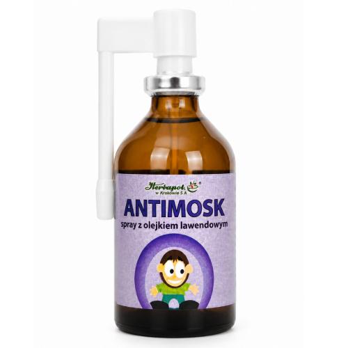 Zdjęcie produktu - Antimosk Spray z olejkiem lawendowym, 40 ml