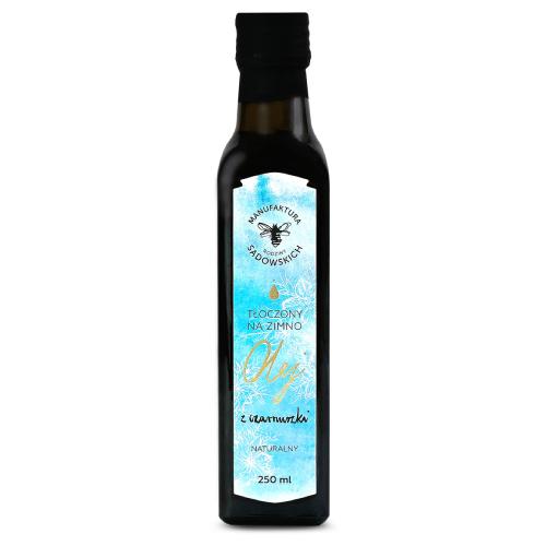 Miniaturka artykułu - Manufaktura Rodziny Sadowskich Olej z czarnuszki tłoczony na zimno, 250 ml