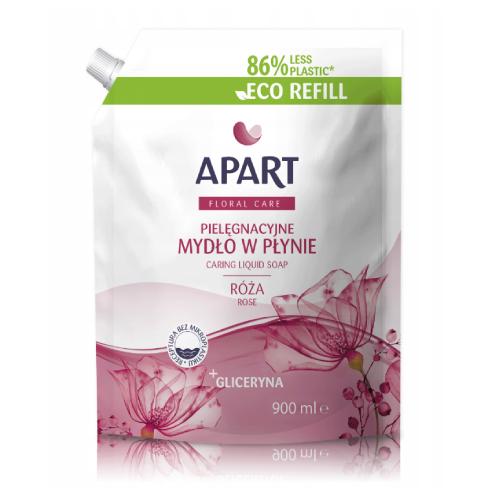 Zdjęcie produktu - APART FLORAL CARE Mydło w płynie R&Oacute;ŻA Z GLICERYNĄ zapas, 900ml 