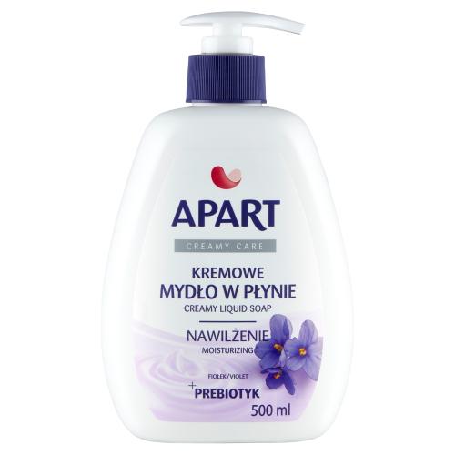 Zdjęcie produktu - APART Kremowe mydło w płynie Fiołek, 500ml