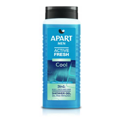 Zdjęcie produktu - APART Men Active Fresh Żel pod prysznic Cool, 500ml
