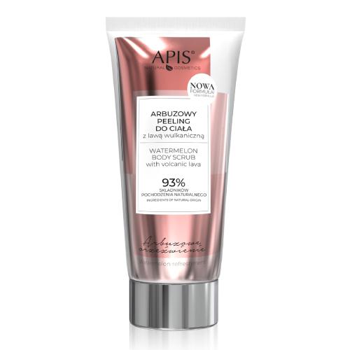 Zdjęcie produktu - APIS Arbuzowy peeling do ciała z lawą wulkaniczną, 200ml