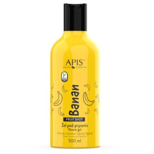 Zdjęcie produktu - APIS Fruit Shot Bananowy żel pod prysznic, 500ml