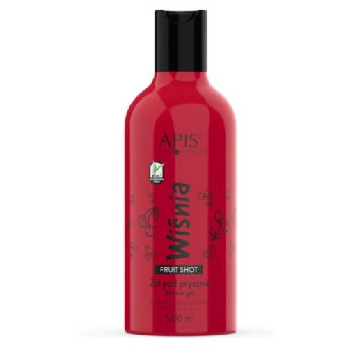 Zdjęcie produktu - APIS Fruit Shot Wiśniowy żel pod prysznic, 500ml