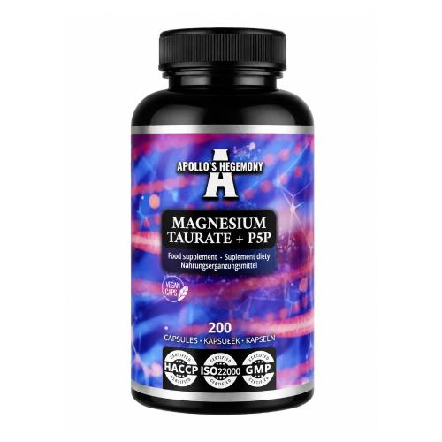 Zdjęcie produktu - Apollo's Hegemony Magnesium Taurate + P5P, 200 kaps.