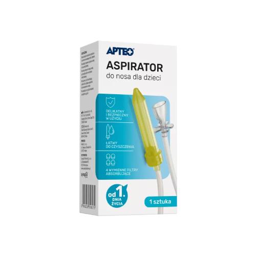 Zdjęcie produktu - Apteo Aspirator do nosa dla dzieci od 1.dnia życia, 1 szt.