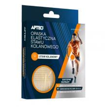 Zdjęcie produktu - APTEO CARE Opaska elastyczna stawu kolanowego rozmiar M, 1 sztuka